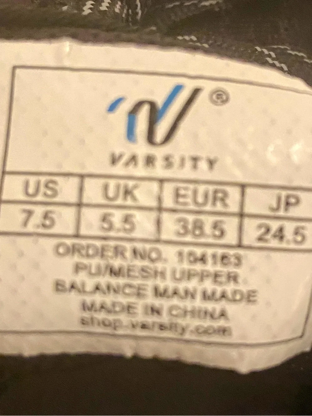 Varsity brand new